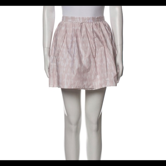 Thakoon Addition Mini Skirt dusty pink ruffles 4 - Picture 1 of 10